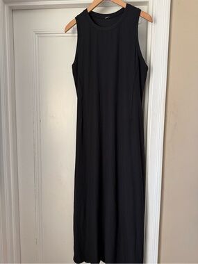 lululemon athletica All Aligned Black Midi Dress